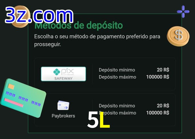 O cassino 5L oferece uma grande variedade de métodos de pagamento